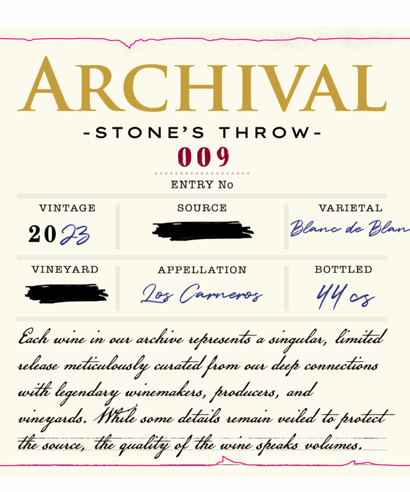 2023 Blanc de Blanc Los Carneros