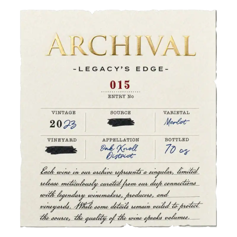Legacy’s Edge label