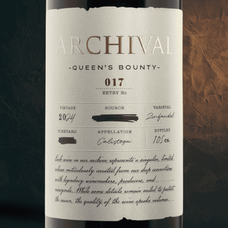 2024 "Queen's Bounty" Zinfandel Calistoga