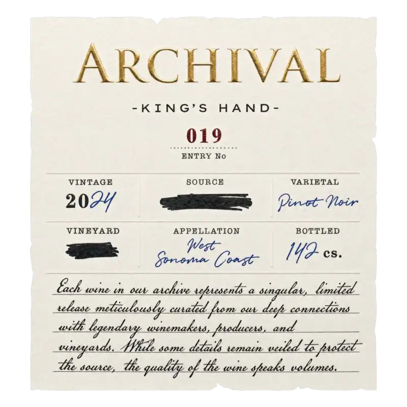 King’s Hand label