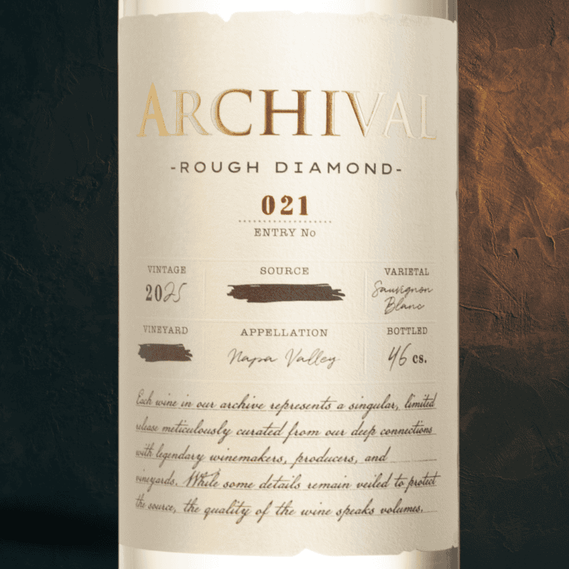 2025 "Rough Diamond" Sauvignon Blanc Napa Valley