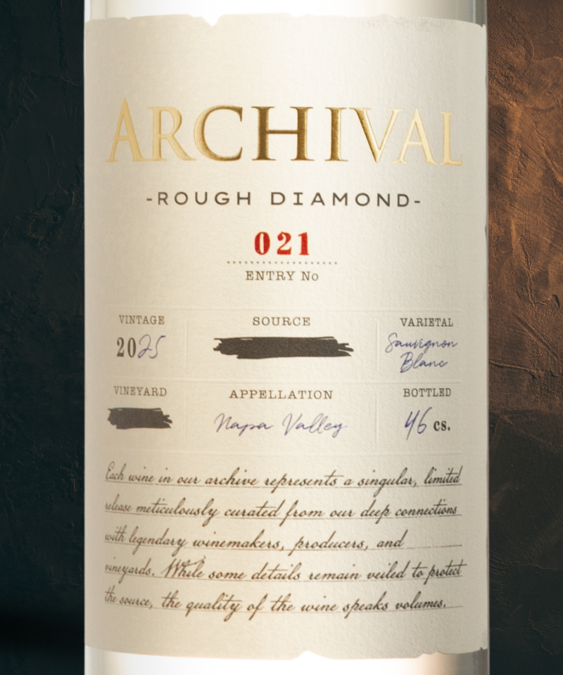 2025 "Rough Diamond" Sauvignon Blanc Napa Valley