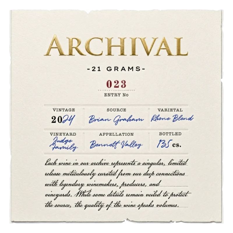 21 Grams label