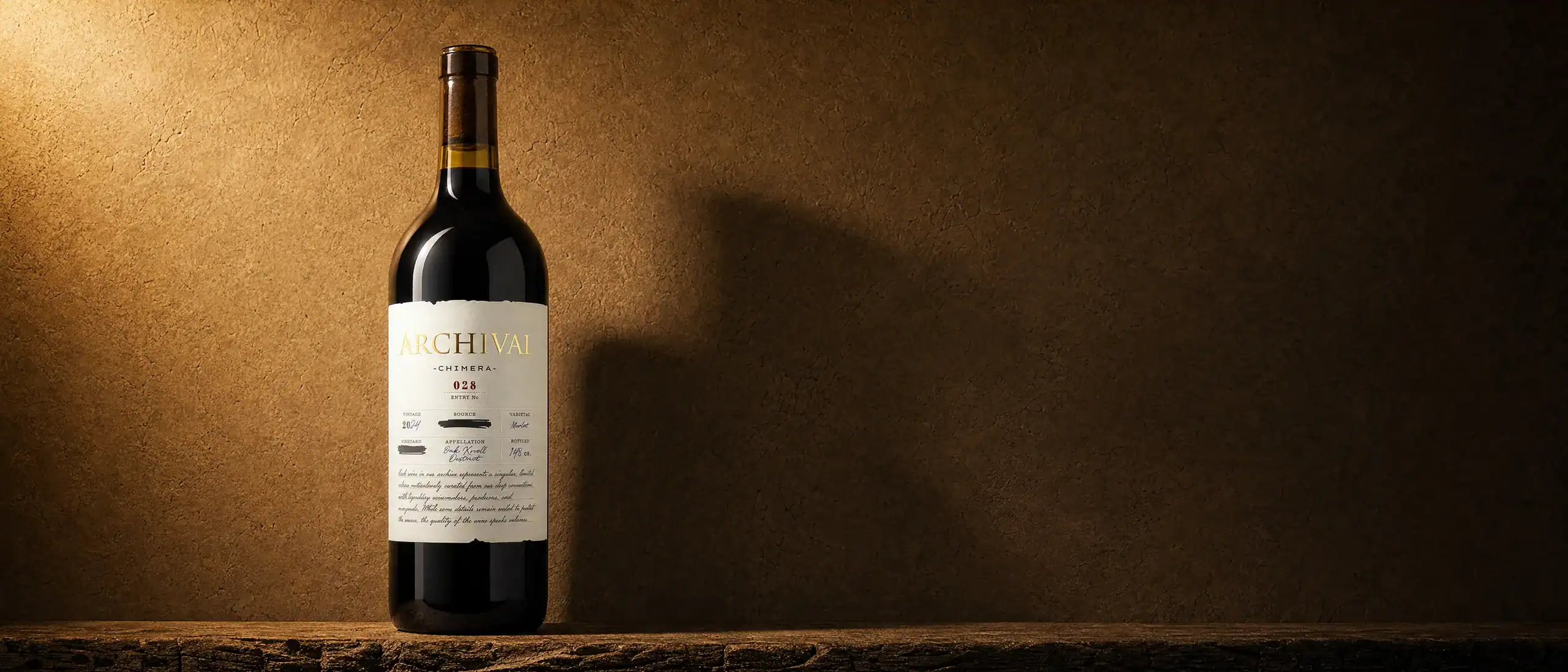 Chimera — 2024 Entry No. 028 "Chimera" Merlot Oak Knoll District