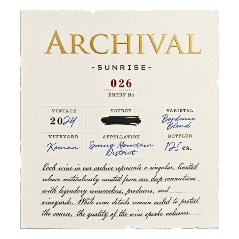 Sunrise label