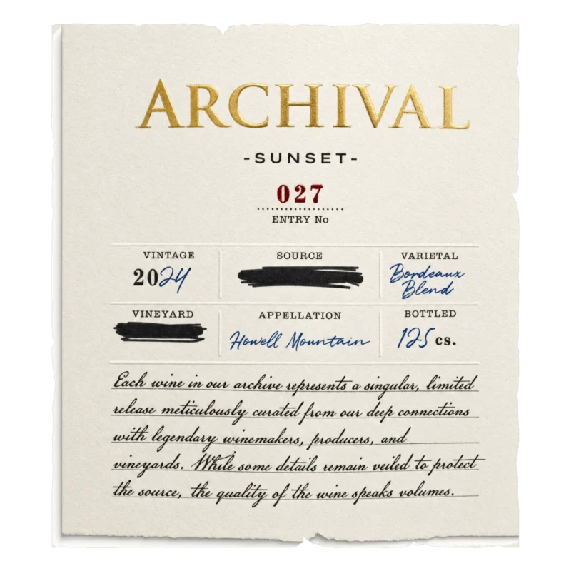 Sunset label