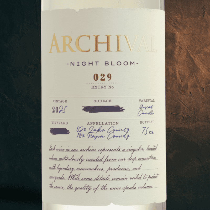 Entry No. 029 "Night Bloom" Muscat Canelli 2025