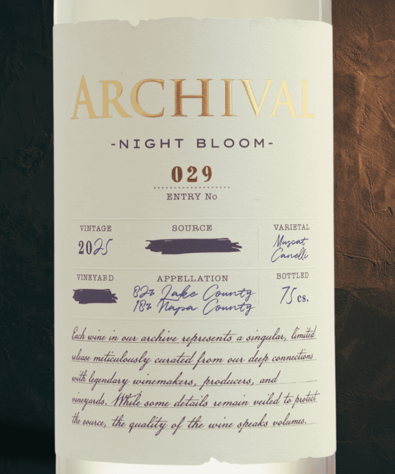 Entry No. 029 "Night Bloom" Muscat Canelli 2025