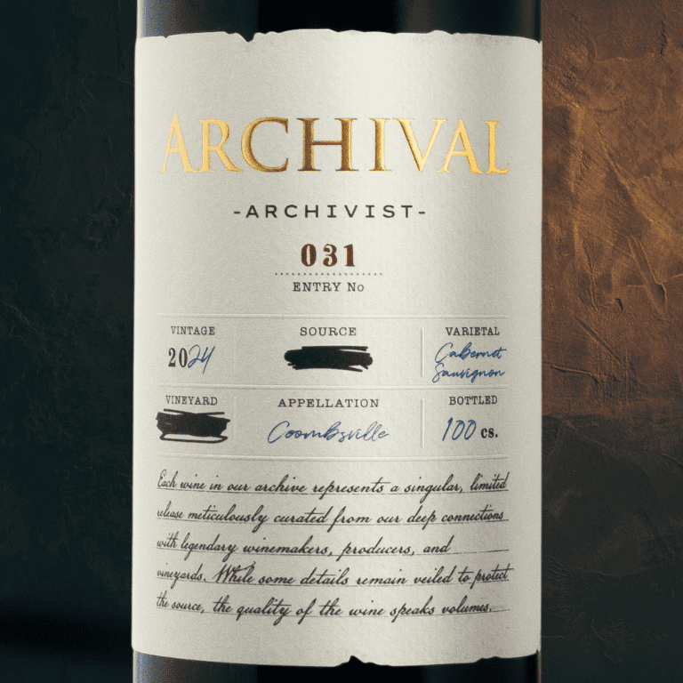 Archivist 2024 Cabernet Sauvignon &middot; Coombsville