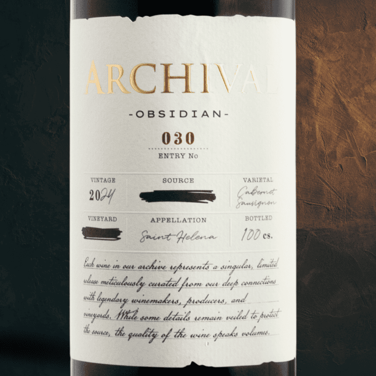 Obsidian 2024 Cabernet Sauvignon &middot; St. Helena